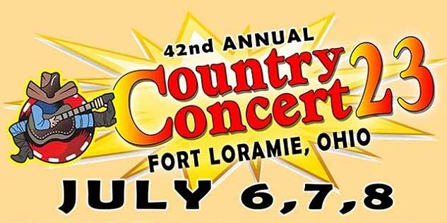Country Concert 2023 Tickets, 3 Day Pass! Hickory Hill Lakes, Fort Loramie, Ohio, July 6-8, 2023